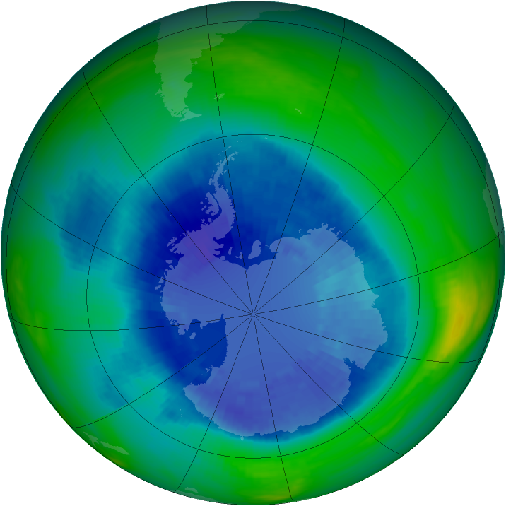 Ozone Map 1989-09-08